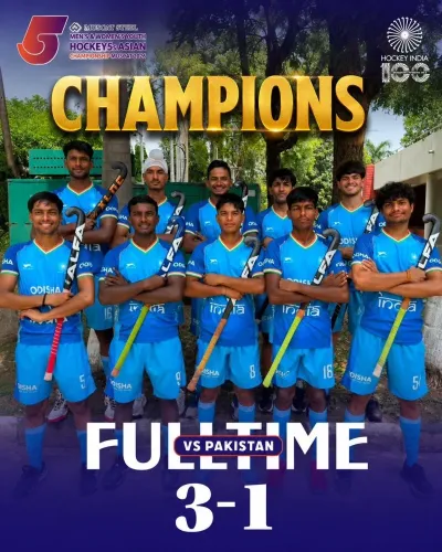 CM Bhajan Lal Congratulates India on Hockey5s Asia Gold
