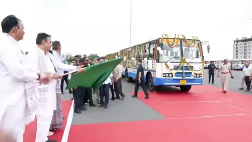 CM Bhajan Lal Flags Off 144 New Rajasthan Roadways Buses