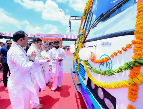 CM Bhajan Lal flags off 144 new RSRTC buses in Jaipur