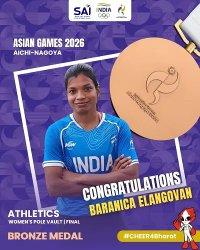 CM Bhajan Lal Hails Baranika Ilangovan's Asian Games Bronze