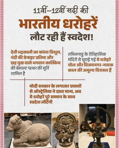 CM Bhajan Lal Hails Return of 11th-12th Century Artifacts from Australia