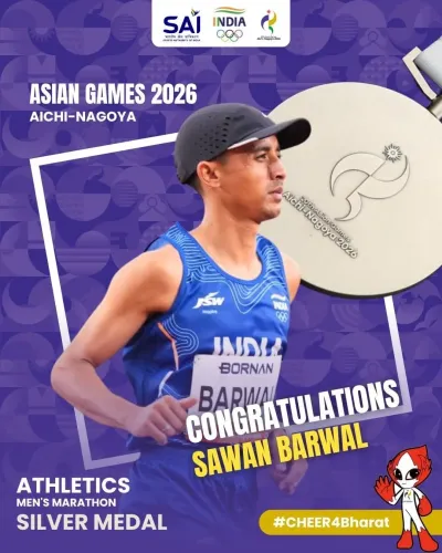 CM Bhajan Lal Hails Sawan Barwal's Asian Games Marathon Silver