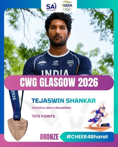 CM Bhajan Lal hails Tejaswin Shankar's historic CWG decathlon bronze