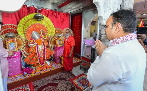 CM Bhajan Lal lays foundation for Rs 45 cr Sanganer temple works