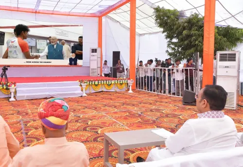 CM Bhajan Lal Listens to Mann Ki Baat 139 at Khatu Shyam Ji