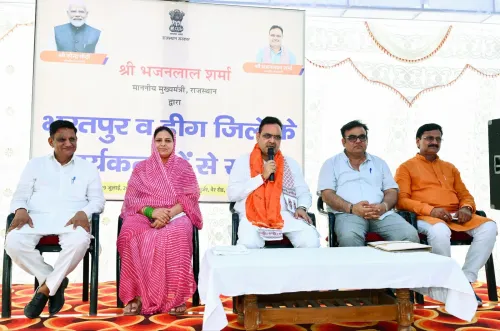 CM Bhajan Lal meets Bharatpur, Deeg reps to push welfare outreach