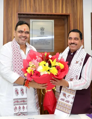 CM Bhajan Lal meets Union Minister Pralhad Joshi on Rajasthan energy, education