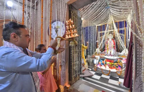 CM Bhajan Lal Offers Prayers at Bharatpur's Ganga Mata Temple on Ganga Dussehra