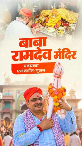 CM Bhajan Lal Offers Prayers at Ramdevra for Rajasthan's Welfare