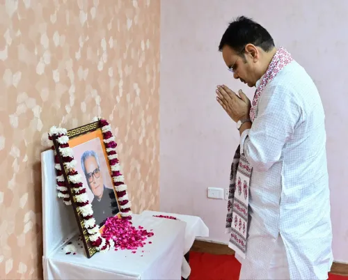 CM Bhajan Lal pays tribute to Bhairon Singh Shekhawat on birth anniversary