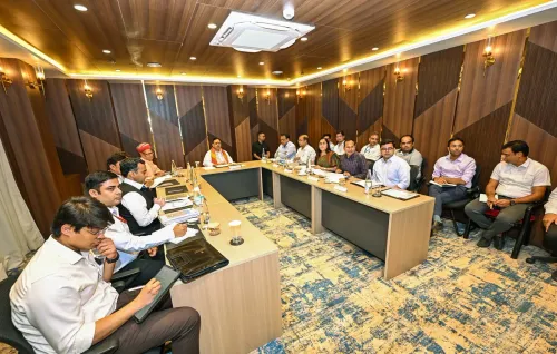 CM Bhajan Lal Reviews Khatu Shyamji Temple Development