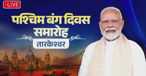 CM Bhajan Lal Shares Live Feed of PM Modi at Paschimbanga Divas