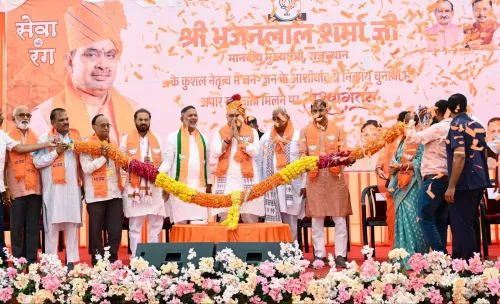 CM Bhajan Lal Sharma Credits BJP Workers for Nikay Poll Win, Eyes Panchayat Polls