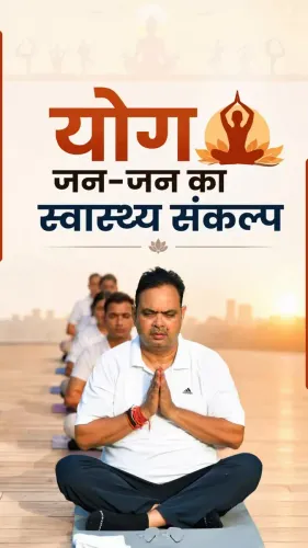 CM Bhajan Lal Sharma does yoga with Rajasthan Police women trainees