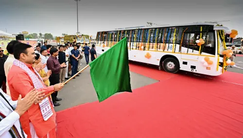 Chief Minister Bhajan Lal Sharma Launches 207 New Buses on Rajasthan Day