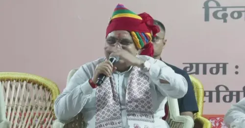 CM Bhajan Lal Sharma Holds Gram Vikas Chaupal in Udaipur