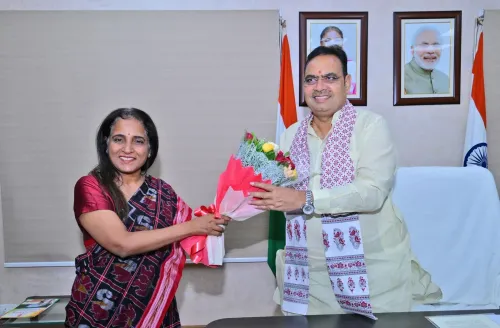 CM Bhajan Lal Sharma Meets MEA Secretary on Consular Affairs