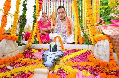 CM Bhajan Lal Sharma Offers Prayers on First Day of Shravan