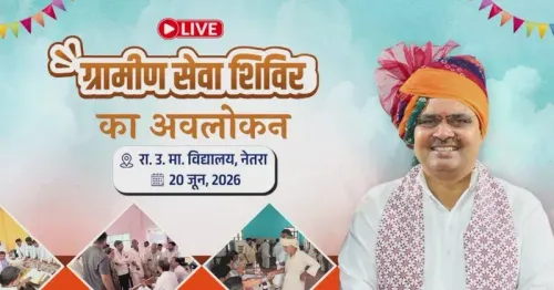CM Bhajan Lal Sharma Reviews Rural Service Camp in Pali