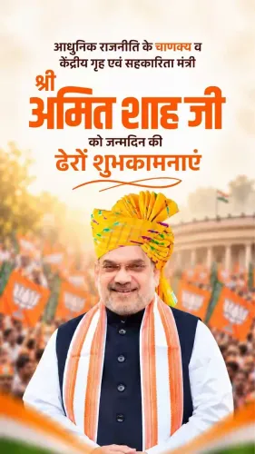 CM Bhajan Lal Sharma Wishes Amit Shah on Birthday