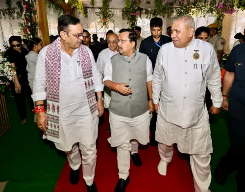 CM Bhajan Lal visits Brahma Kumaris in Abu Road with BJP chief