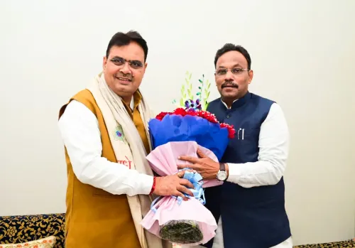 CM Bhajan Lal Wishes BJP's Vinod Tawde on Birthday