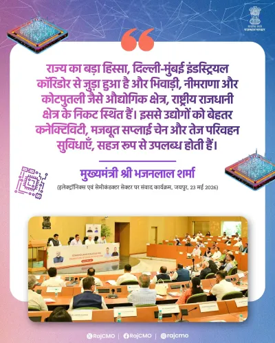 CM Bhajanlal Flags Rajasthan's DMIC Edge for Industry