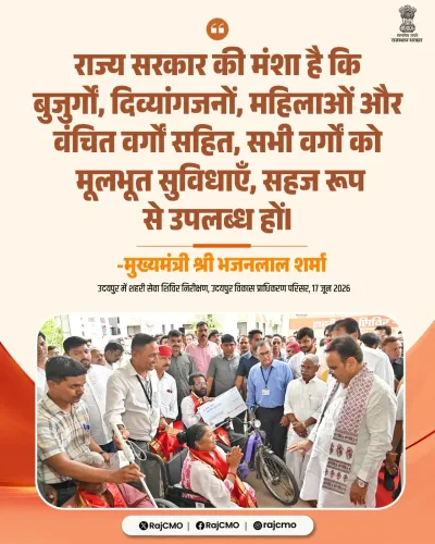 CM Bhajanlal Reaffirms Basic Services for All in Rajasthan