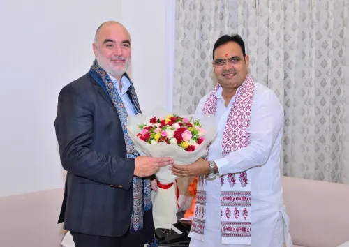 CM Bhajanlal Sharma Meets Australian Consul General Paul Murphy