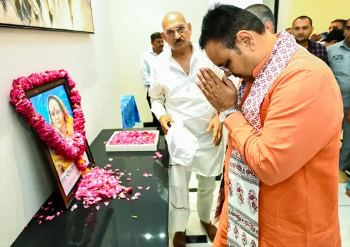 CM Bhajanlal Sharma pays condolences to Bari MLA Jaswant Singh Gurjar