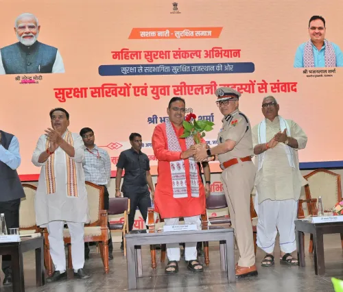 CM Bhajanlal Sharma rallies Suraksha Sakhis and youth CLG members at Jaipur dialogue