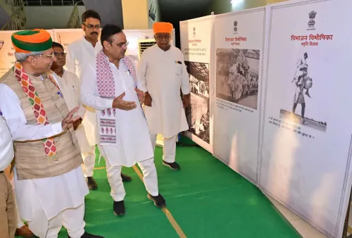 CM Bhajanlal visits Partition Horrors exhibition in Bikaner