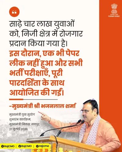 CM Bhajanlal's Rajasthan: Zero Paper Leaks in All Recruitment Exams