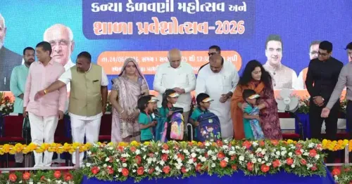CM Bhupendra Patel at Shala Praveshotsav in Dahod's Garbada