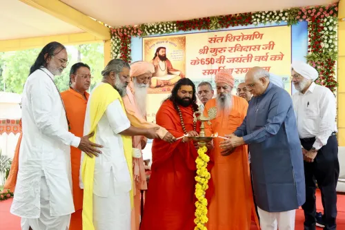 CM Bhupendra Patel Attends Guru Ravidas 650th Anniversary Event in Gandhinagar