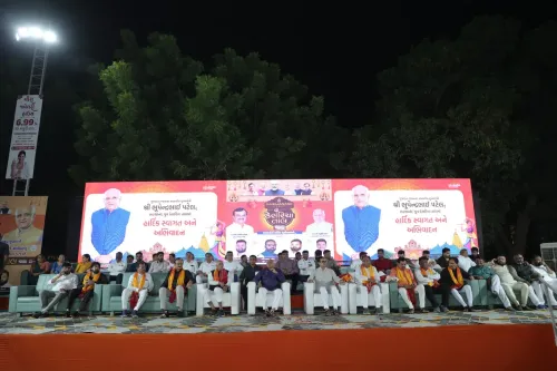 CM Bhupendra Patel celebrates Navratri Garba festival in Ahmedabad