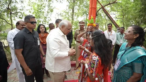 CM Bhupendra Patel Enrolls 300+ Kids at Dahod School Festival