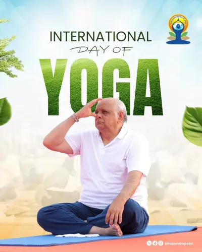 CM Bhupendra Patel Greets Gujarat on International Yoga Day
