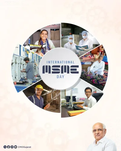 CM Bhupendra Patel Hails Gujarat MSMEs on International MSME Day