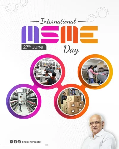 CM Bhupendra Patel Hails MSMEs on International MSME Day