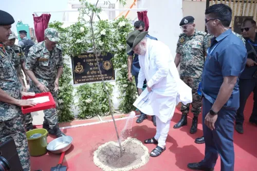 CM Bhupendra Patel Hails Tree Plantation Drive at Gujarat Border