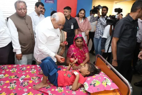 CM Bhupendra Patel Joins Amit Shah Birthday Seva at Sola Civil