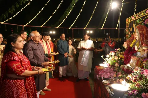 CM Bhupendra Patel joins IAS Wives' Garba festival in Gandhinagar