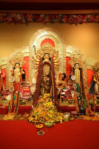 CM Bhupendra Patel joins Kali Bari Durga Puja in Ahmedabad