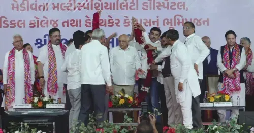 CM Bhupendra Patel Lays Foundation of MediVanta Medical College in Vadgam