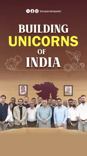 CM Bhupendra Patel Meets Griffin Club Unicorn Founders