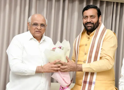 CM Bhupendra Patel meets Haryana CM Saini, gets invite to 2027 Business Summit