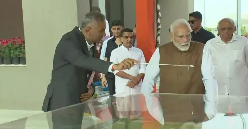CM Bhupendra Patel: PM Modi flags off rail, farm aid at Bhildi
