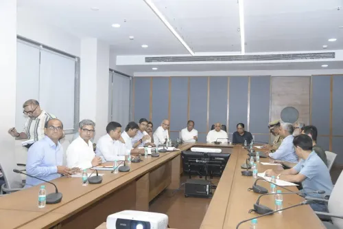 CM Bhupendra Patel Reviews Flood Relief in Ahmedabad