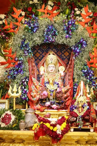 CM Bhupendra Patel Seeks Blessings at Rupal's Vardayini Mataji on Navami